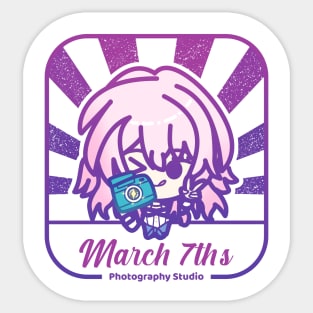 march 7th (photography club) | (fan-art by smoomaru) Sticker